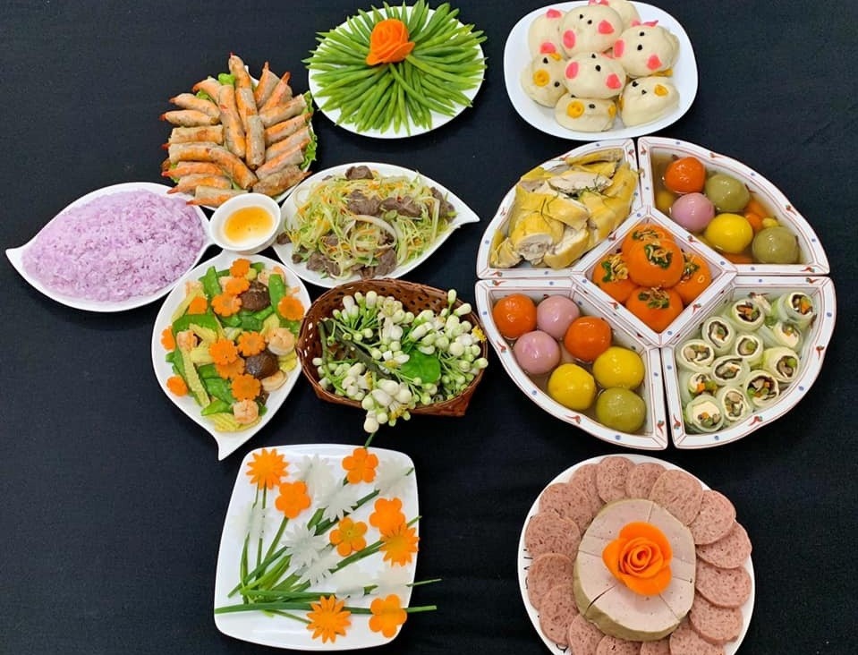 Goi y mam com ngay ram thang Gieng thinh soan cho cac gia dinh hinh anh