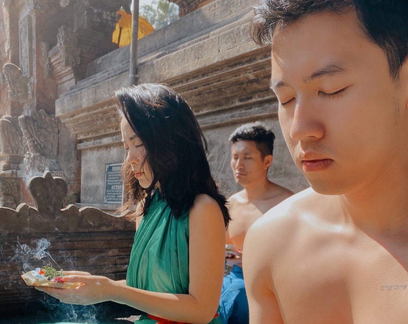 Hot girl Ha Truc va ban trai co truong nen duyen trong chuyen di Bali hinh anh