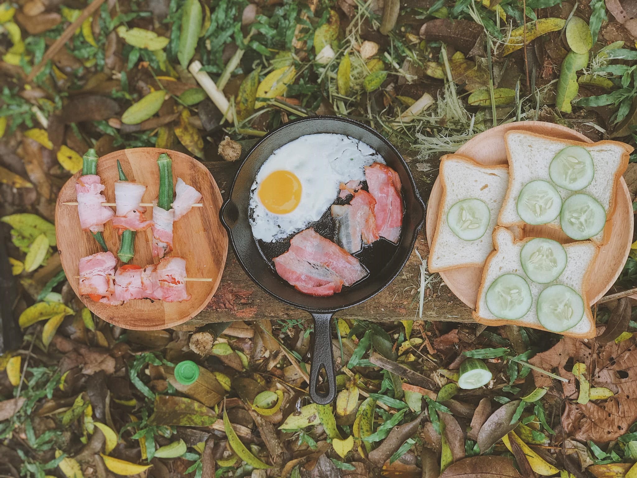 Khong can nha bep, 9X nau nhung mon an dep mat ngoai troi hinh anh