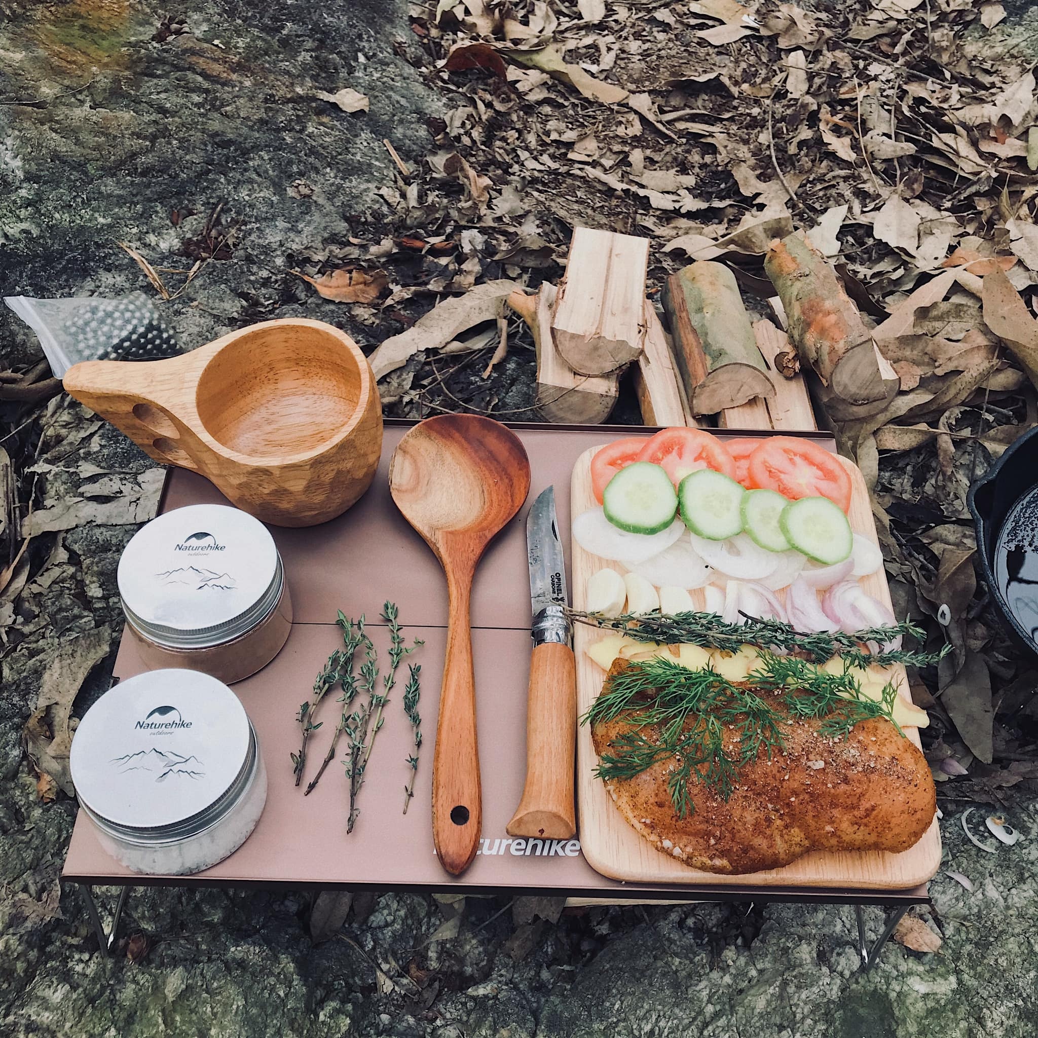 nau an ngoai troi anh 3