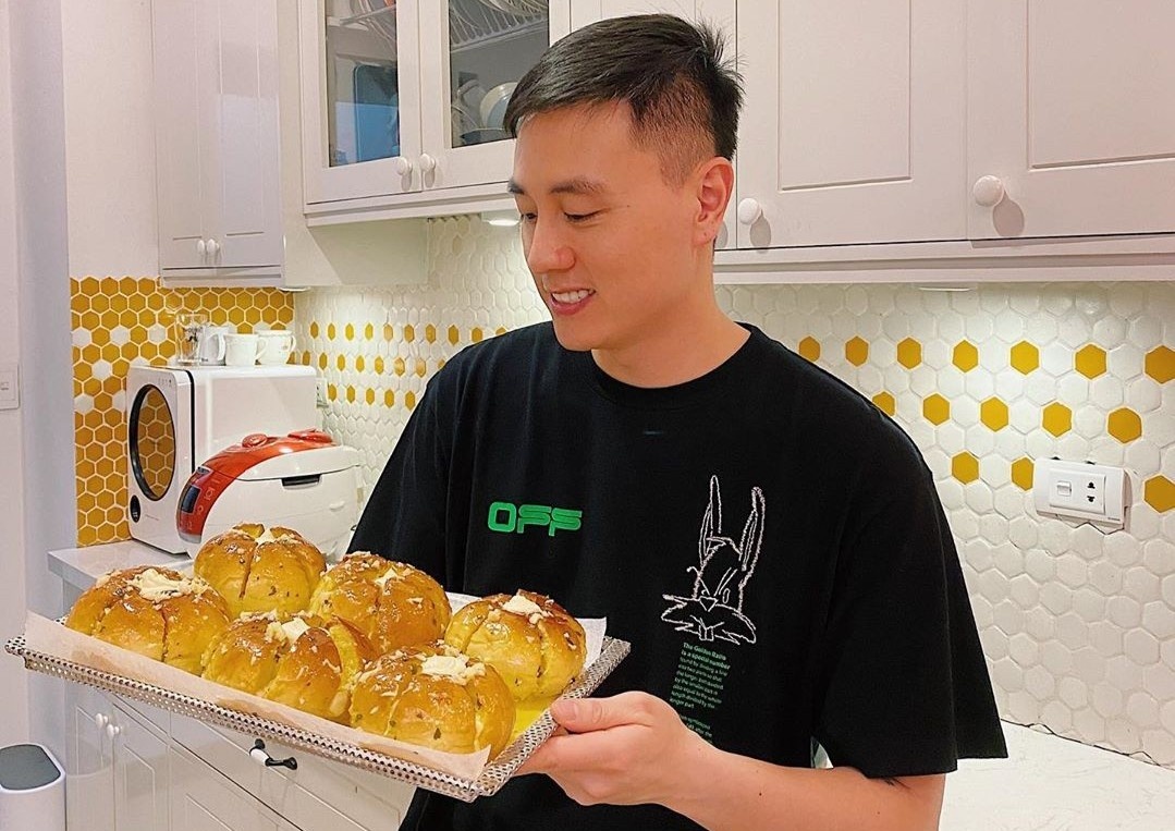 Kien Hoang, Thanh Hang khoe anh mon ngon tu nau hinh anh