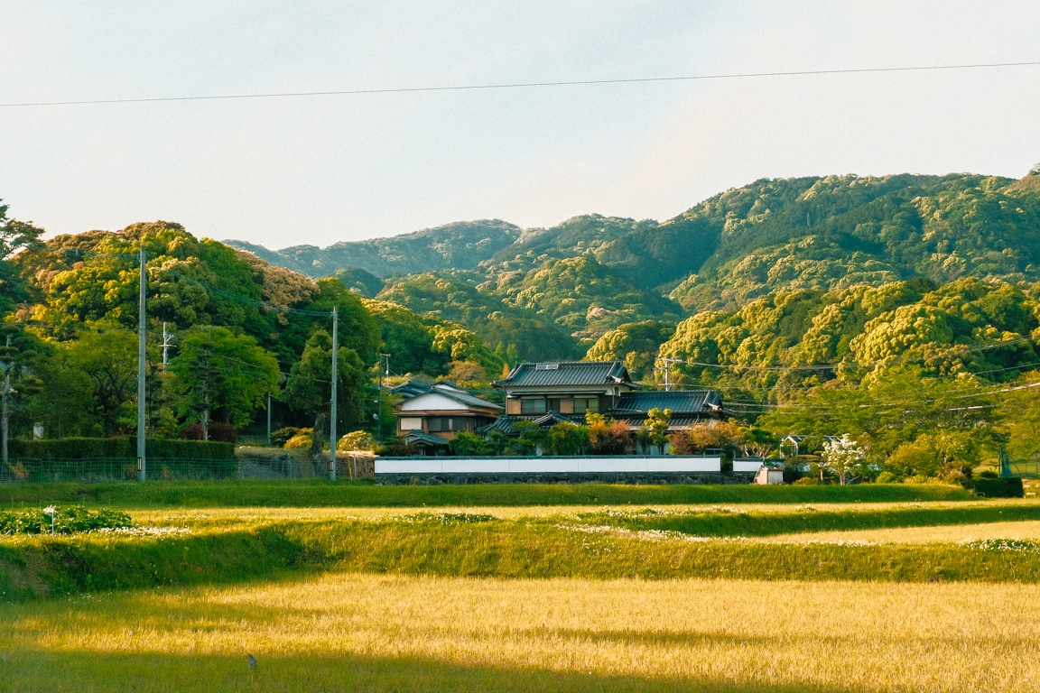 Mot ngay ve tham vung dong que Nhat Ban hinh anh