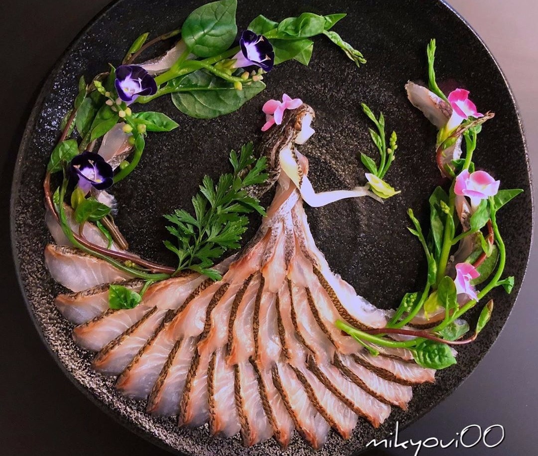 Nghệ thuật làm sashimi ảnh 5 Nghe thuat lam sashimi anh 5