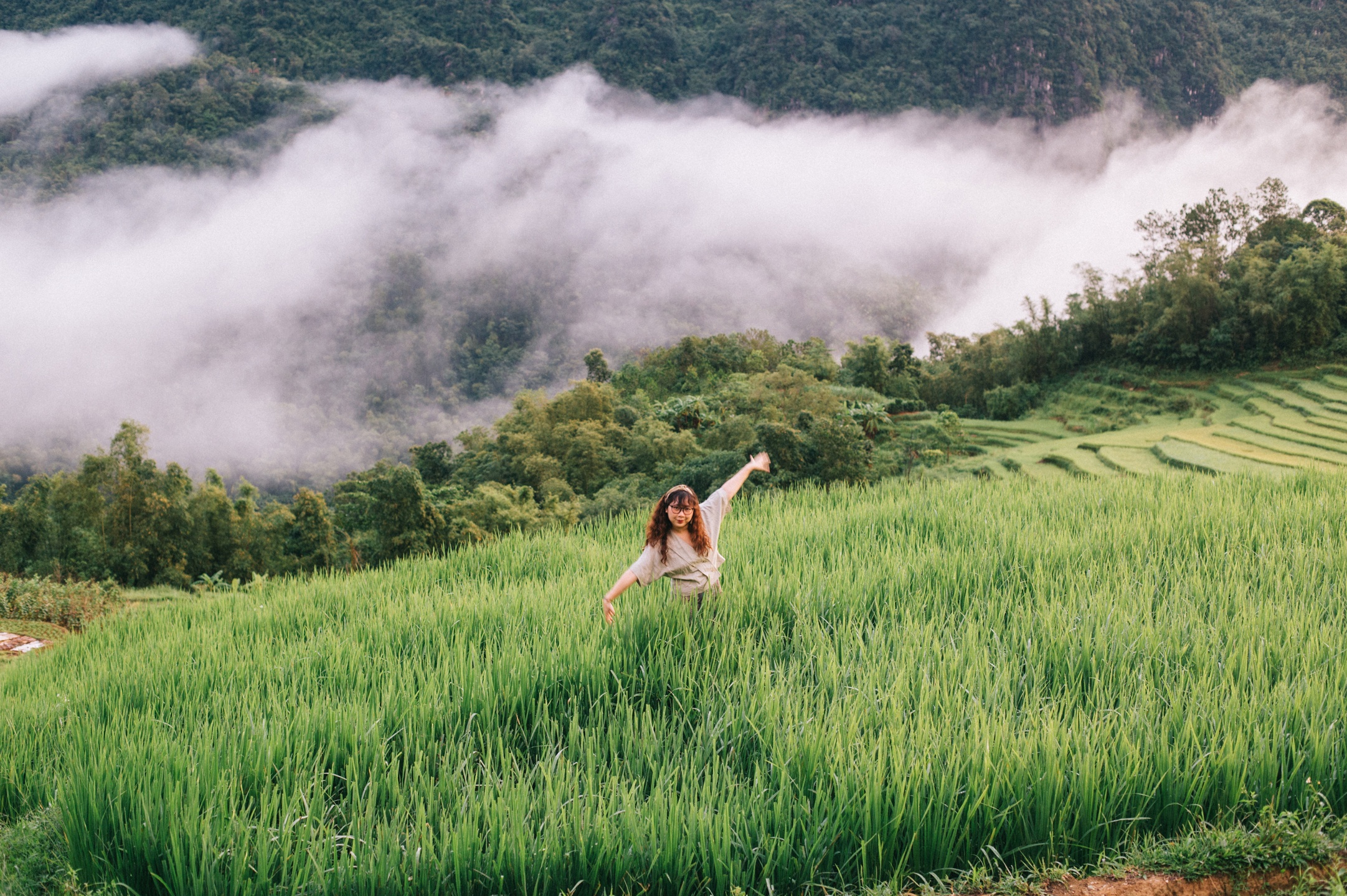 Thang 9, den Pu Luong ngam lua hinh anh