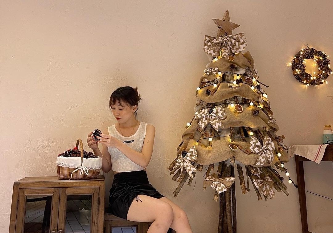 Khong khi Giang sinh o quan ca phe tai chung cu Nguyen Hue hinh anh