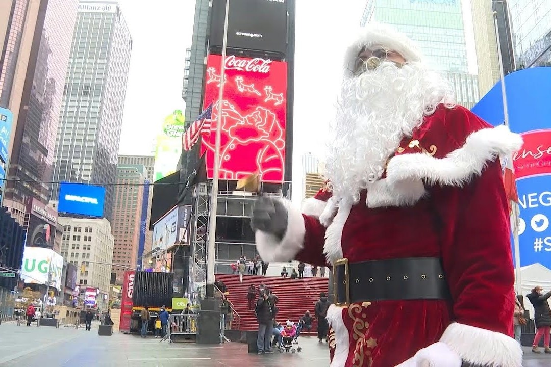 Giang sinh diu hiu o New York hinh anh