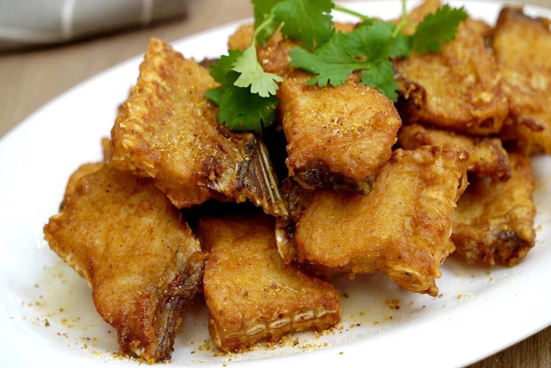 Cong thuc uop va ran ca vang gion hinh anh