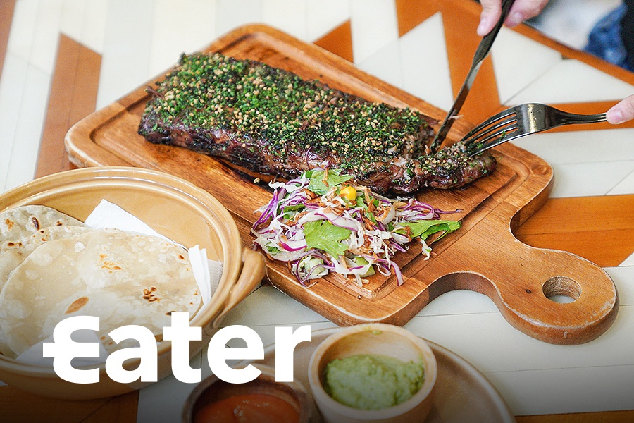 Dau an Nam My voi suon heo Iberico hinh anh