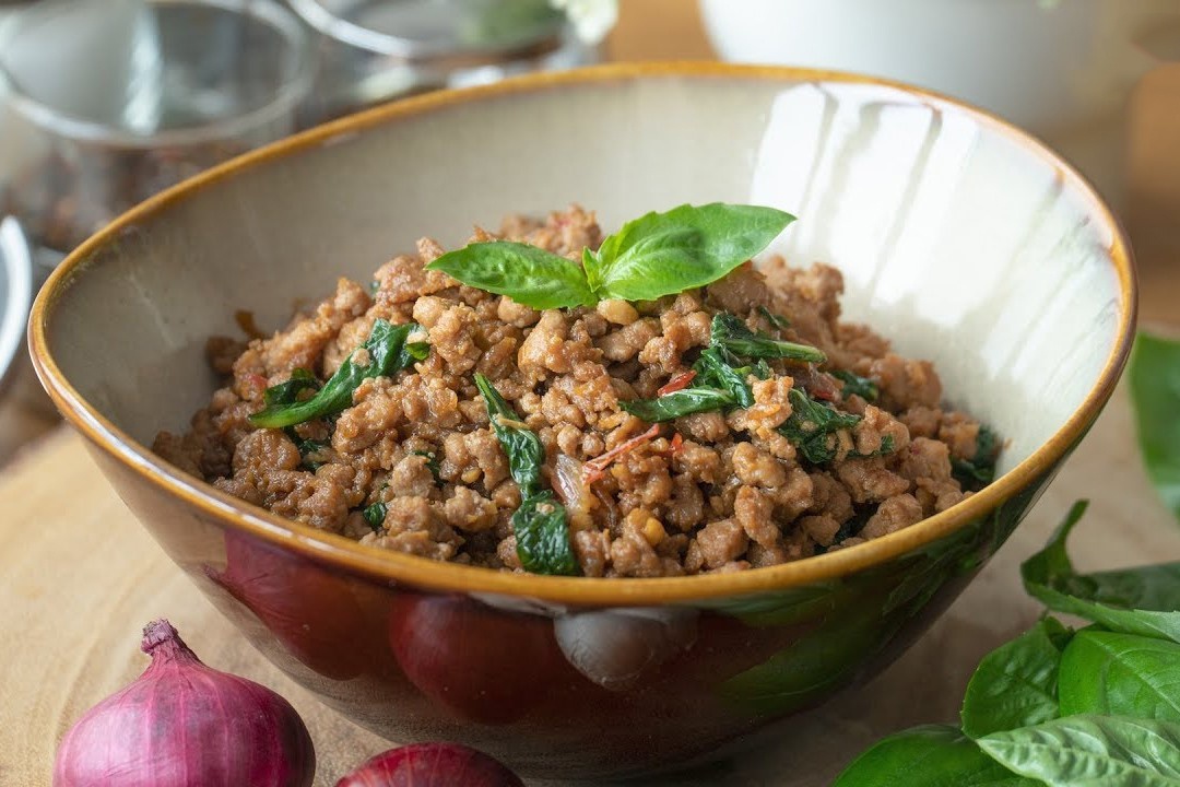 Lam thit heo xay rim toi ot cho bua toi ngon com hinh anh