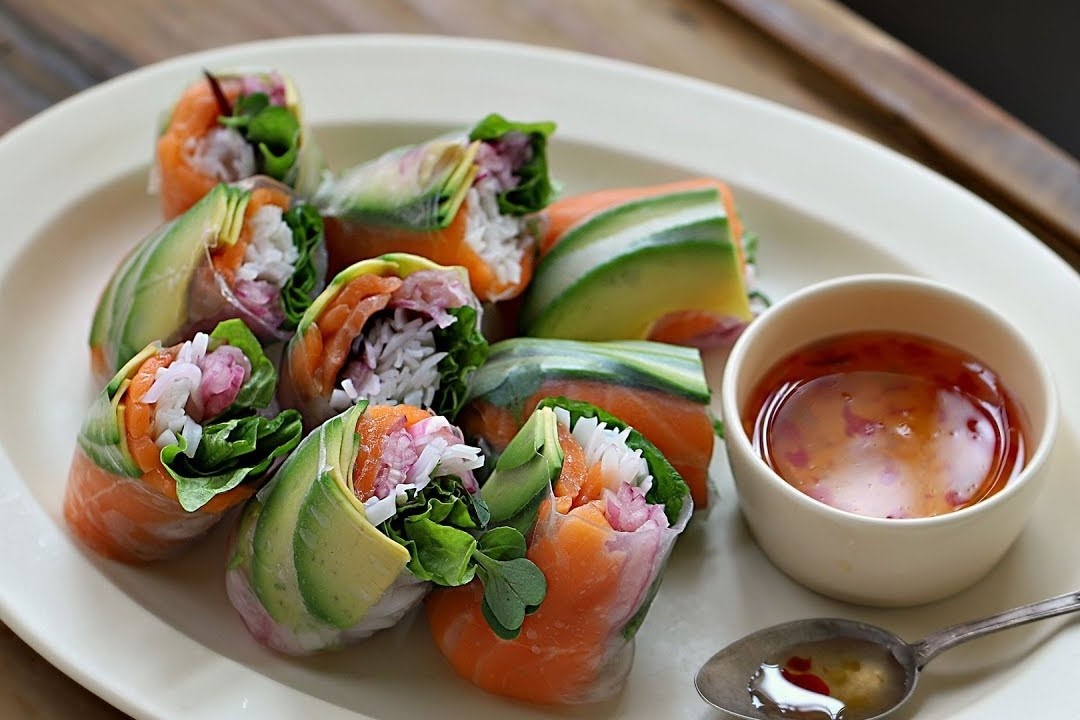 Che bien goi cuon ca hoi thanh mat ngay he hinh anh