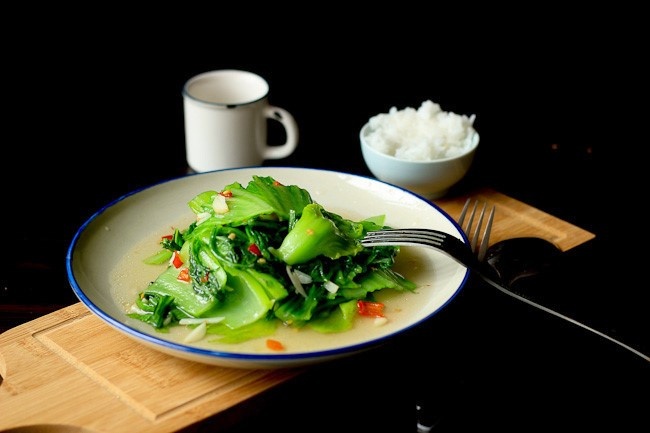 Cach lam mon ba chi xao cai be hinh anh