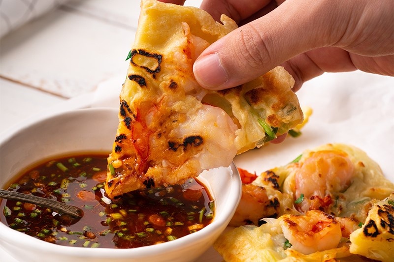 Cach lam banh hanh gion rum kieu Han hinh anh