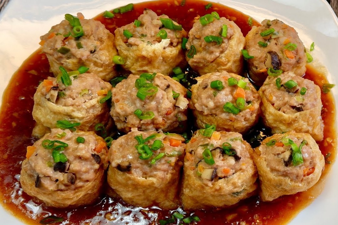 Cong thuc dau hu nhoi thit nong hoi hinh anh