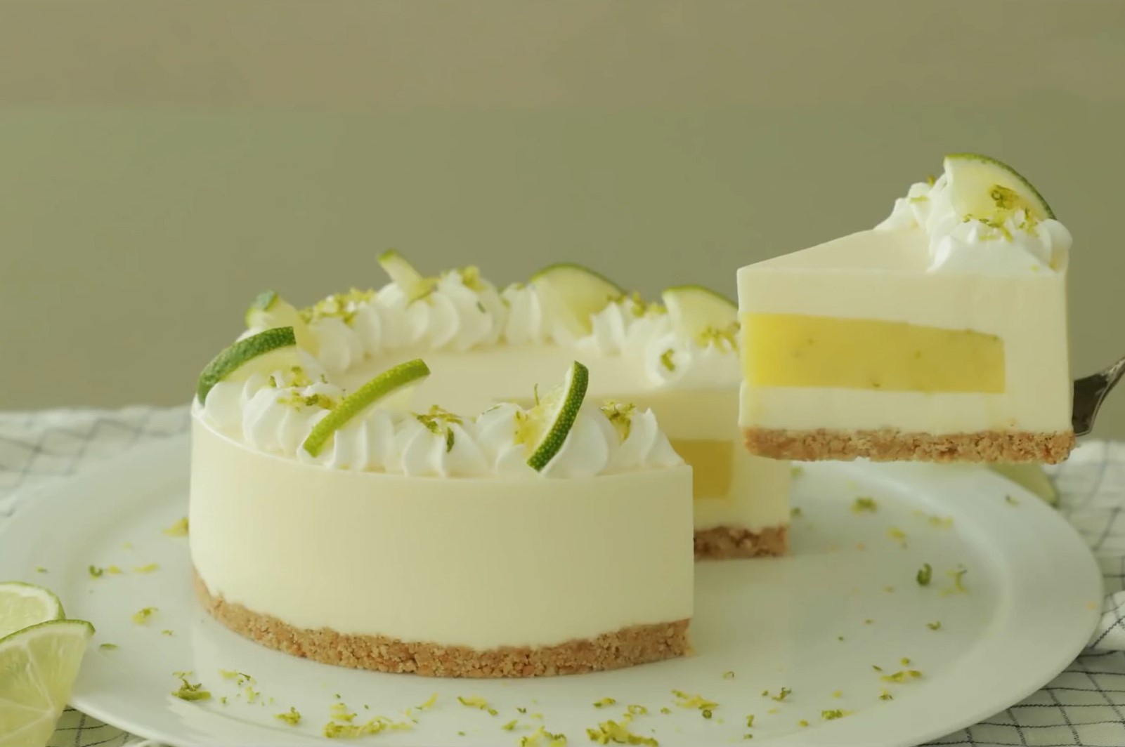 Cach lam banh chanh pho mai khong can lo nuong hinh anh