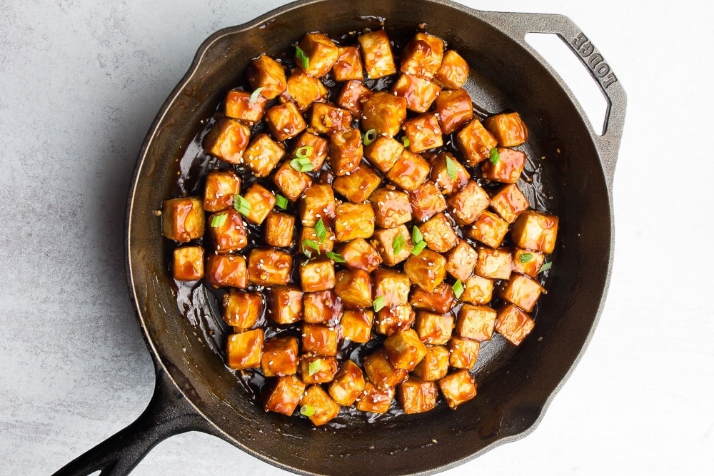 Bua toi nhanh gon voi mon dau hu sot tuong hinh anh