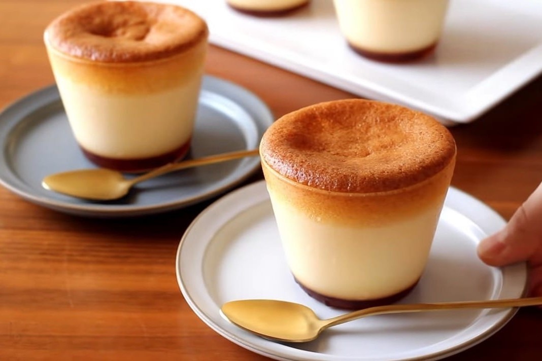 Cach lam pudding castella kieu Nhat hinh anh