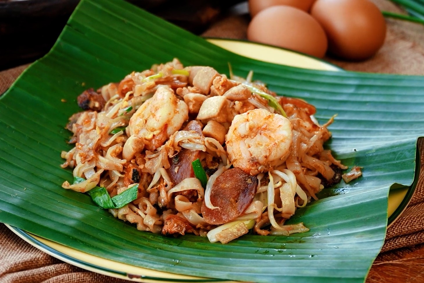 Cach lam pho xao tom, lap xuong kieu Malaysia hinh anh