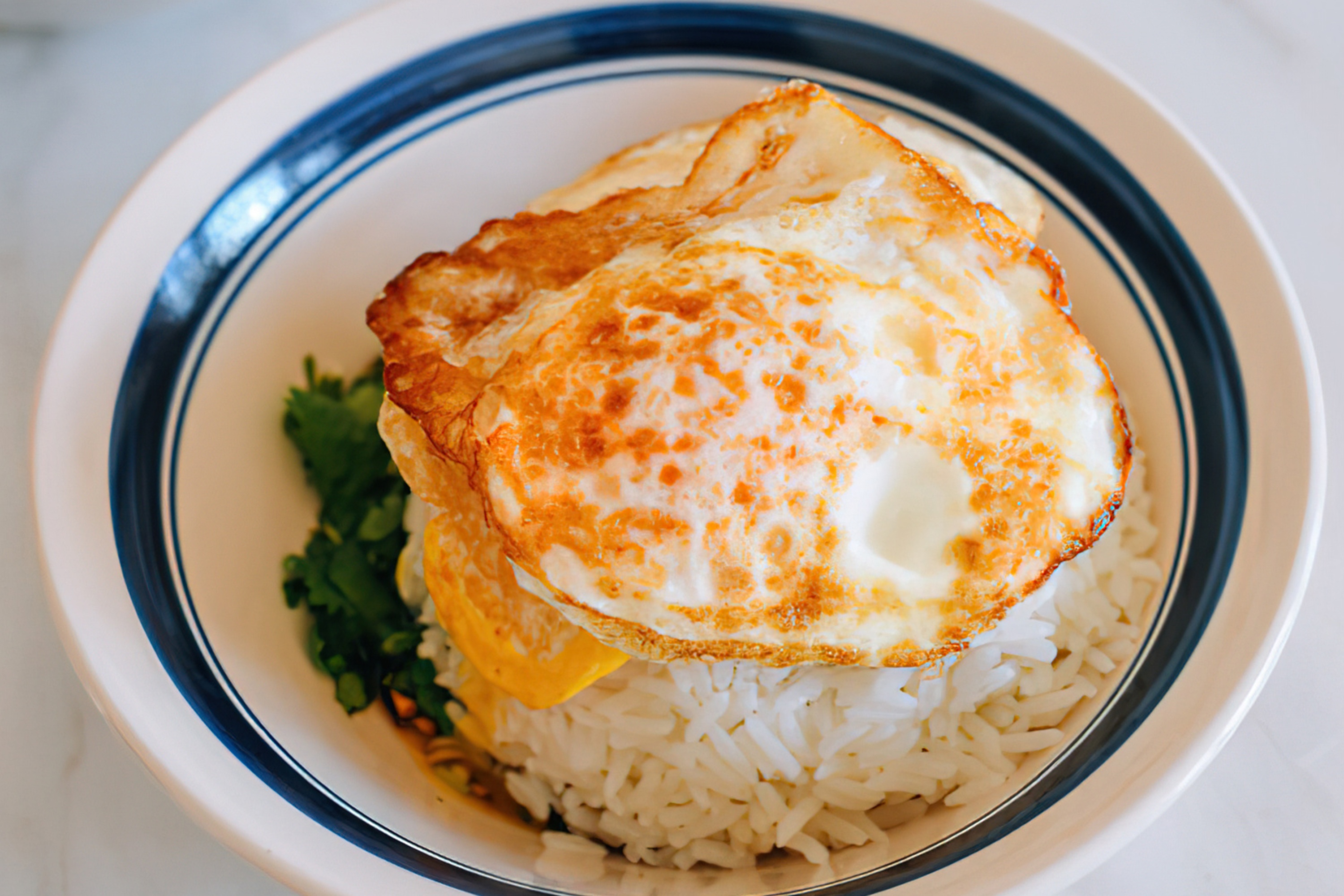 Tan dung com nguoi lam mon ngon voi trung op la hinh anh