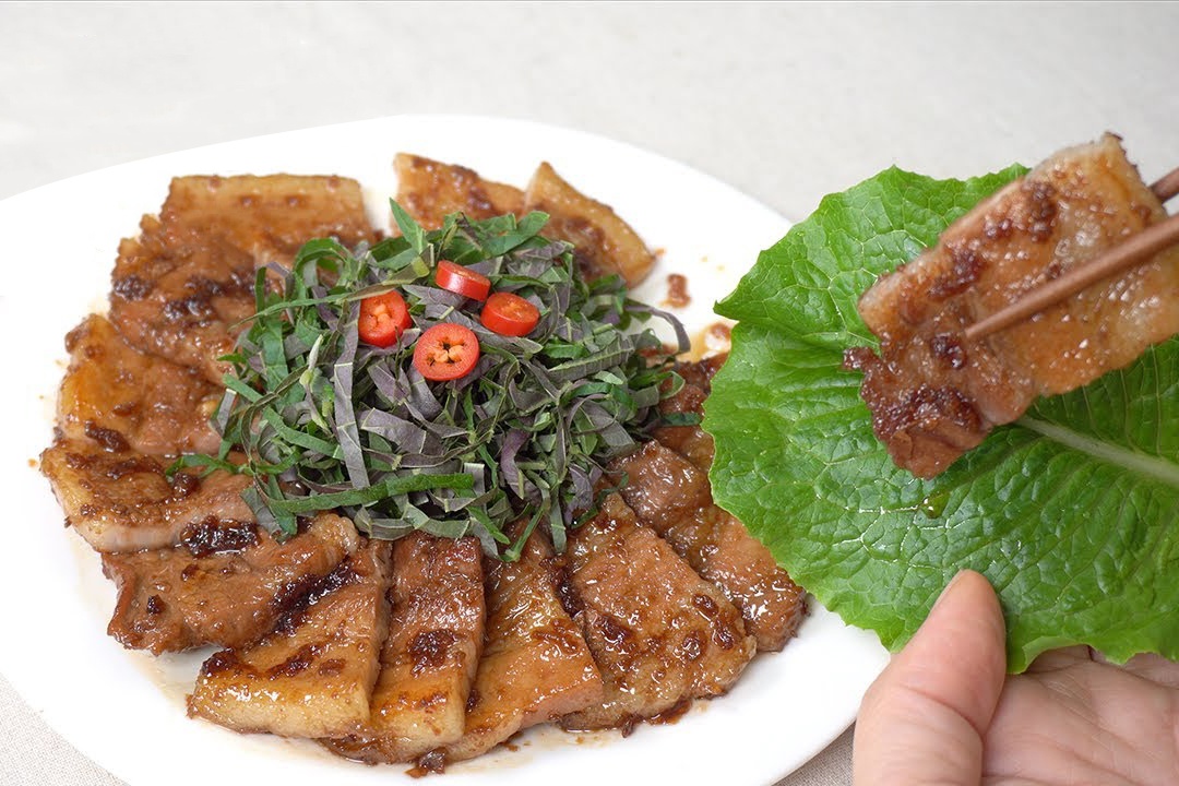 Hoc lam ba chi heo sot xi dau kieu Han Quoc hinh anh