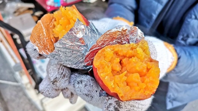 khoai nuong Nhat Ban anh 1