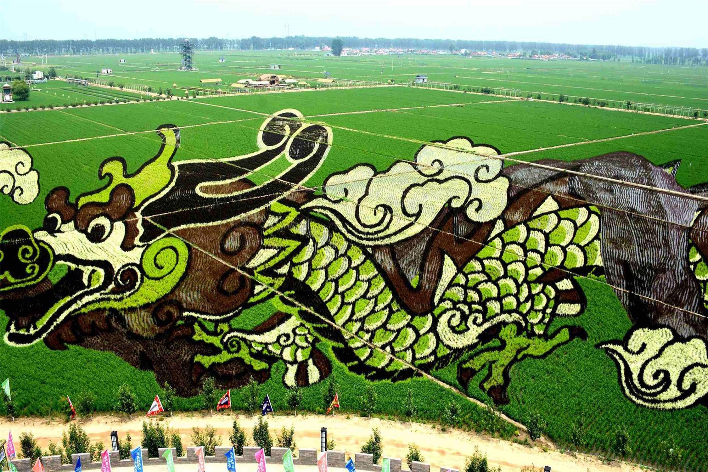 Nhung buc tranh lua khong lo o Trung Quoc hinh anh