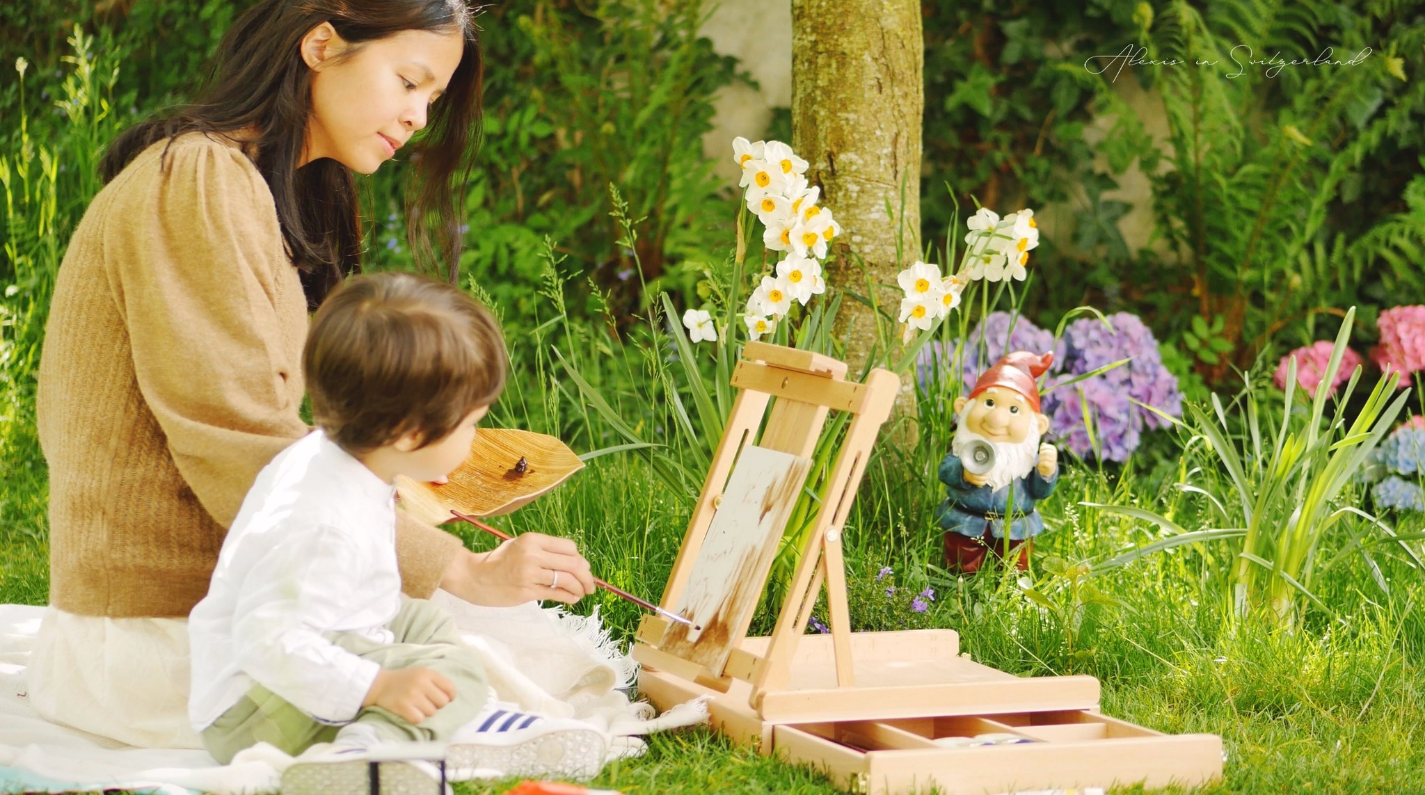 Cuoc song binh yen o Thuy Si cua gia dinh Viet hinh anh