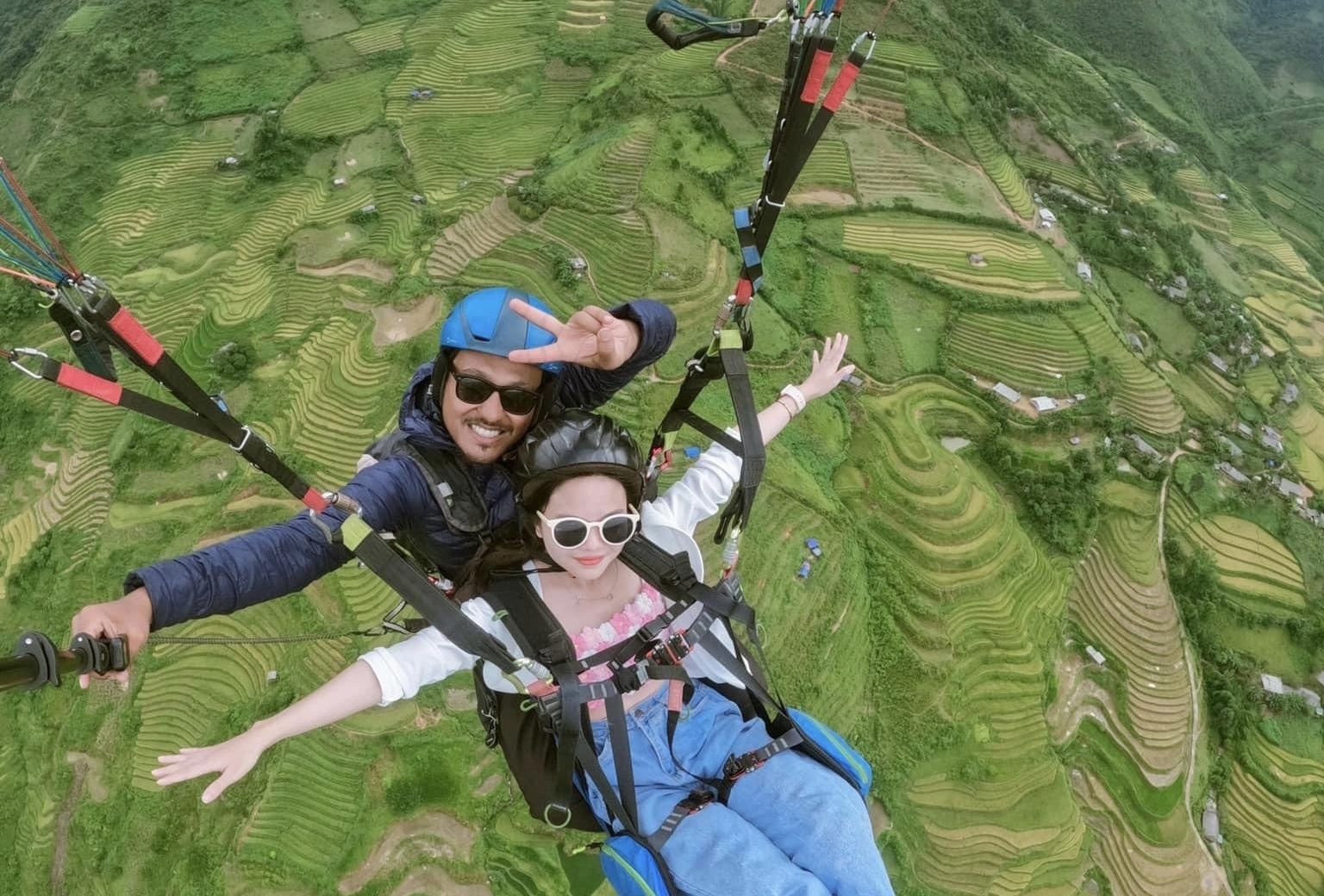 Bay du luon san mua vang o Mu Cang Chai hinh anh