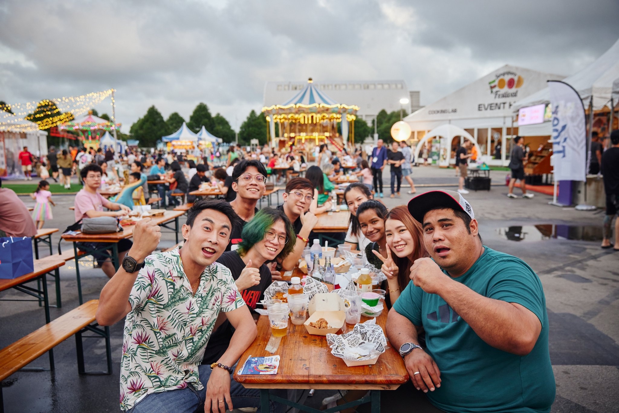 Da dang trai nghiem tai le hoi am thuc Singapore hinh anh