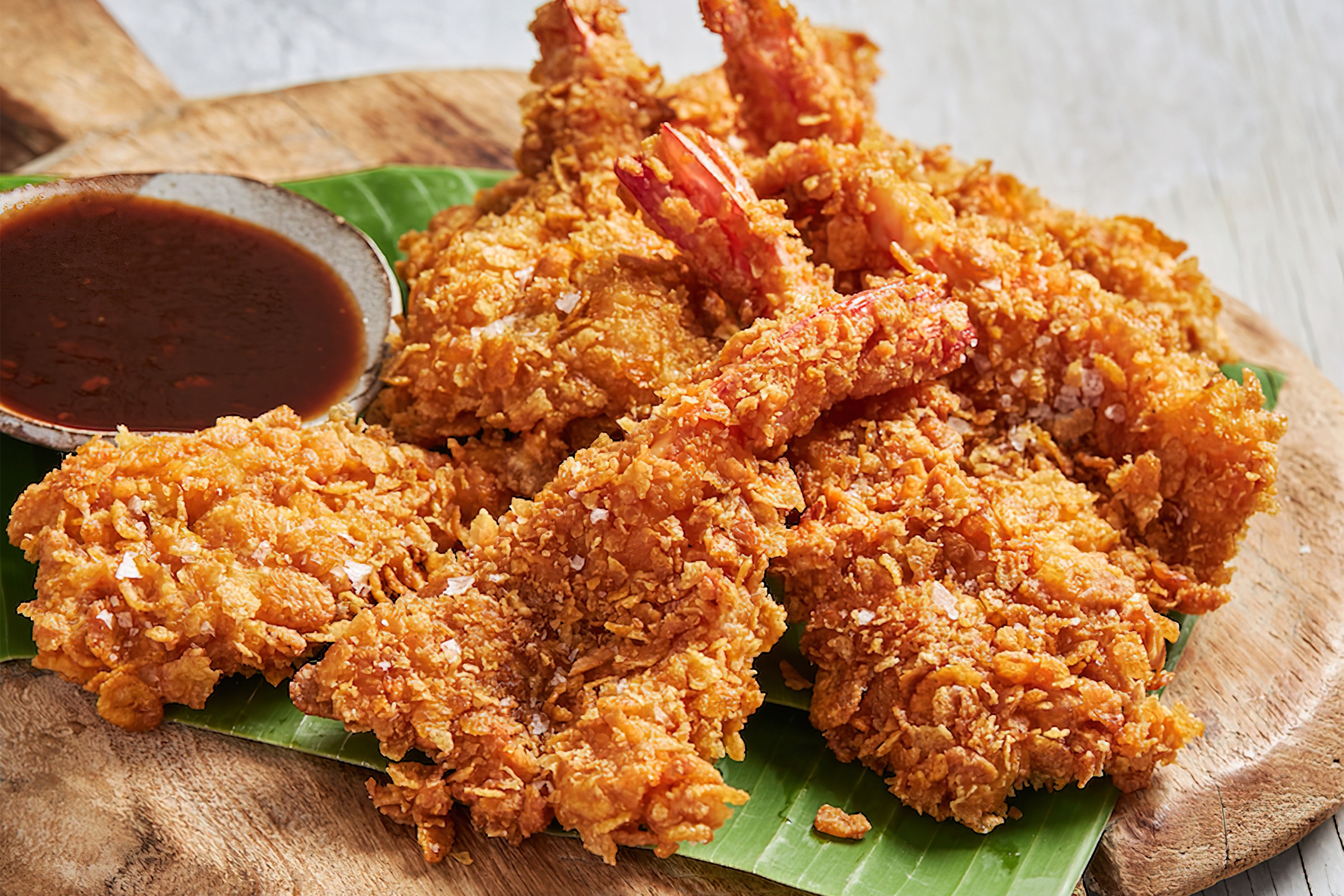 Cach lam tom chien ngu coc sieu gion hinh anh