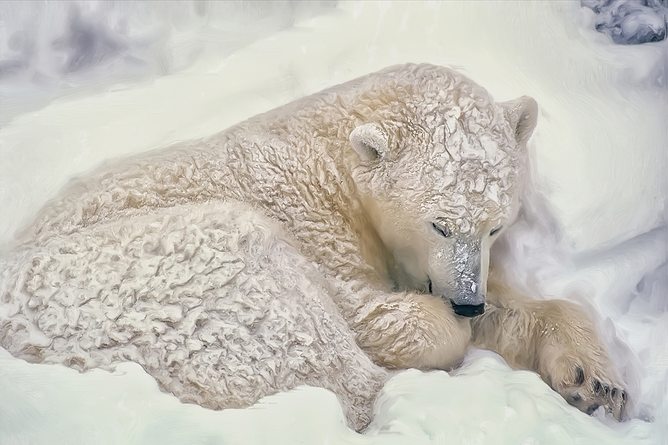 Vi sao gau Bac Cuc song duoc o xu lanh hinh anh