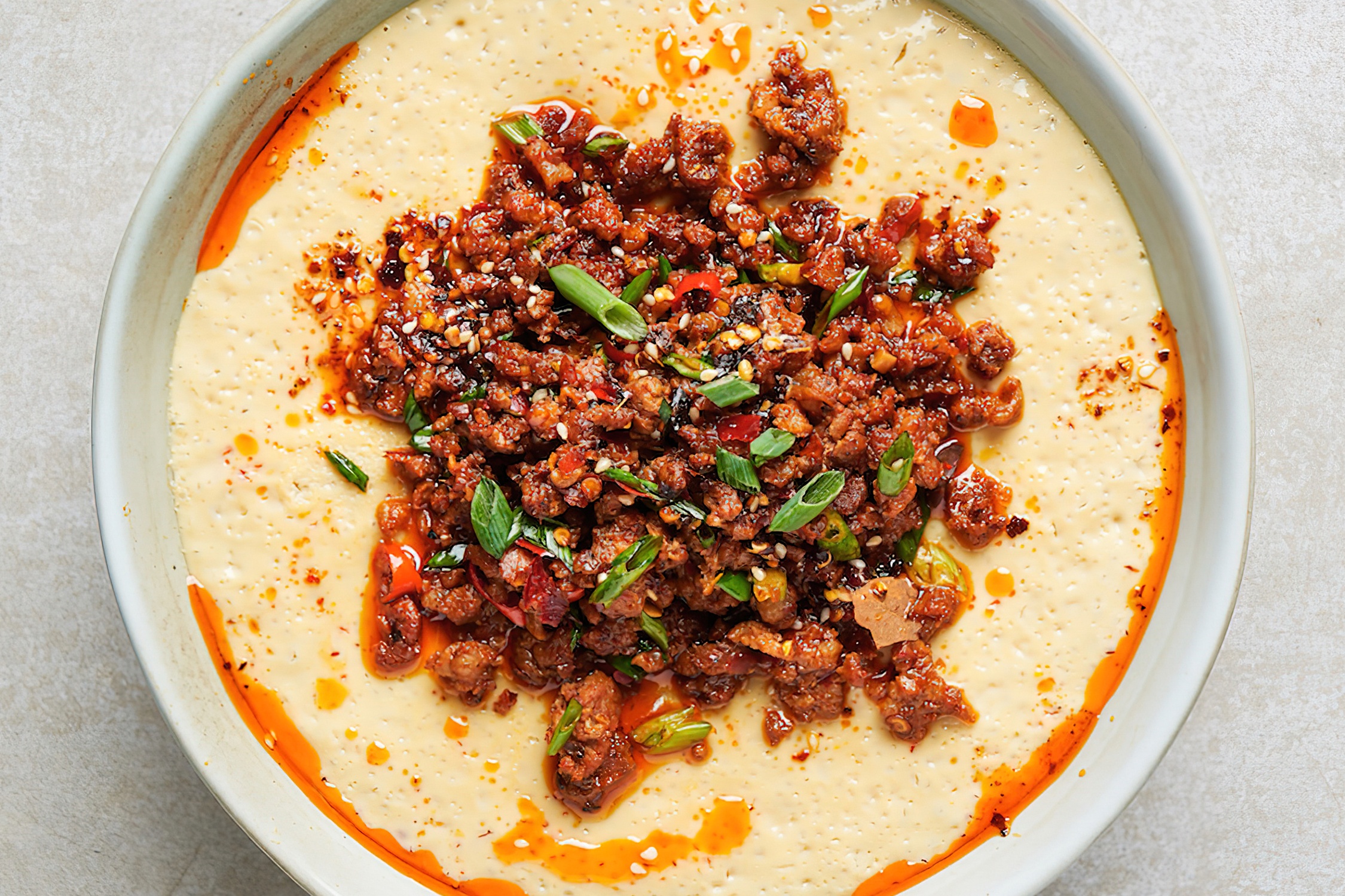 Phien ban trung hap thit de gay nghien hinh anh