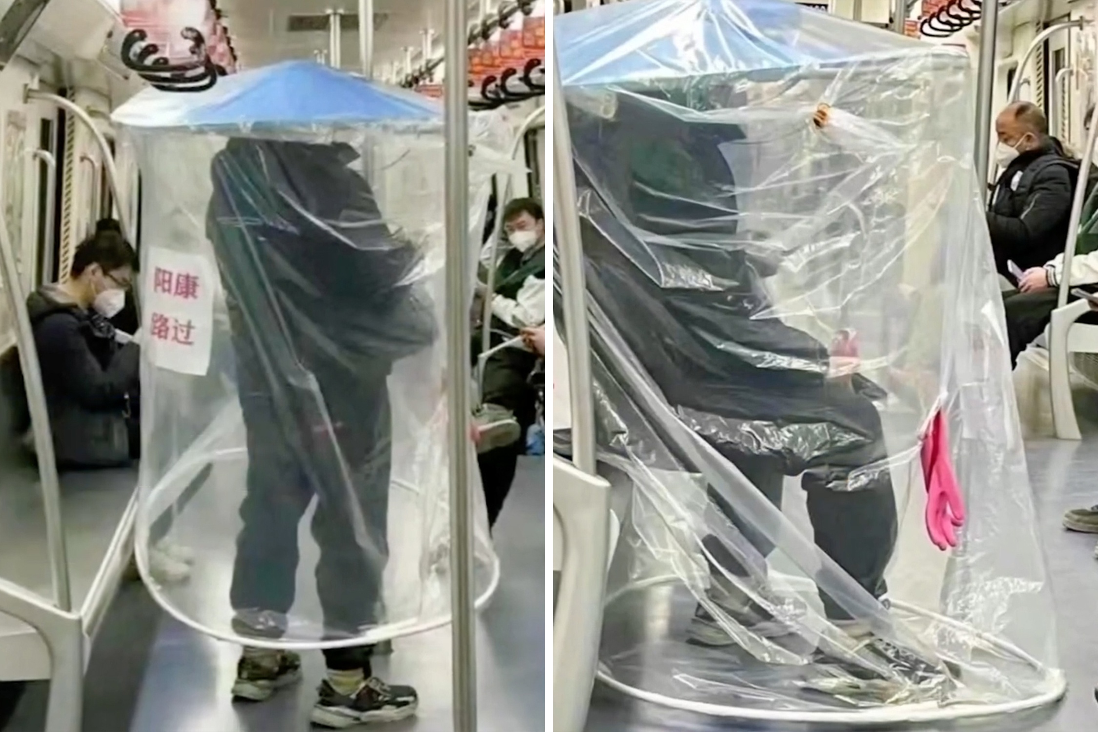 Hanh khach Trung Quoc mac leu tu che de phong Covid-19 hinh anh