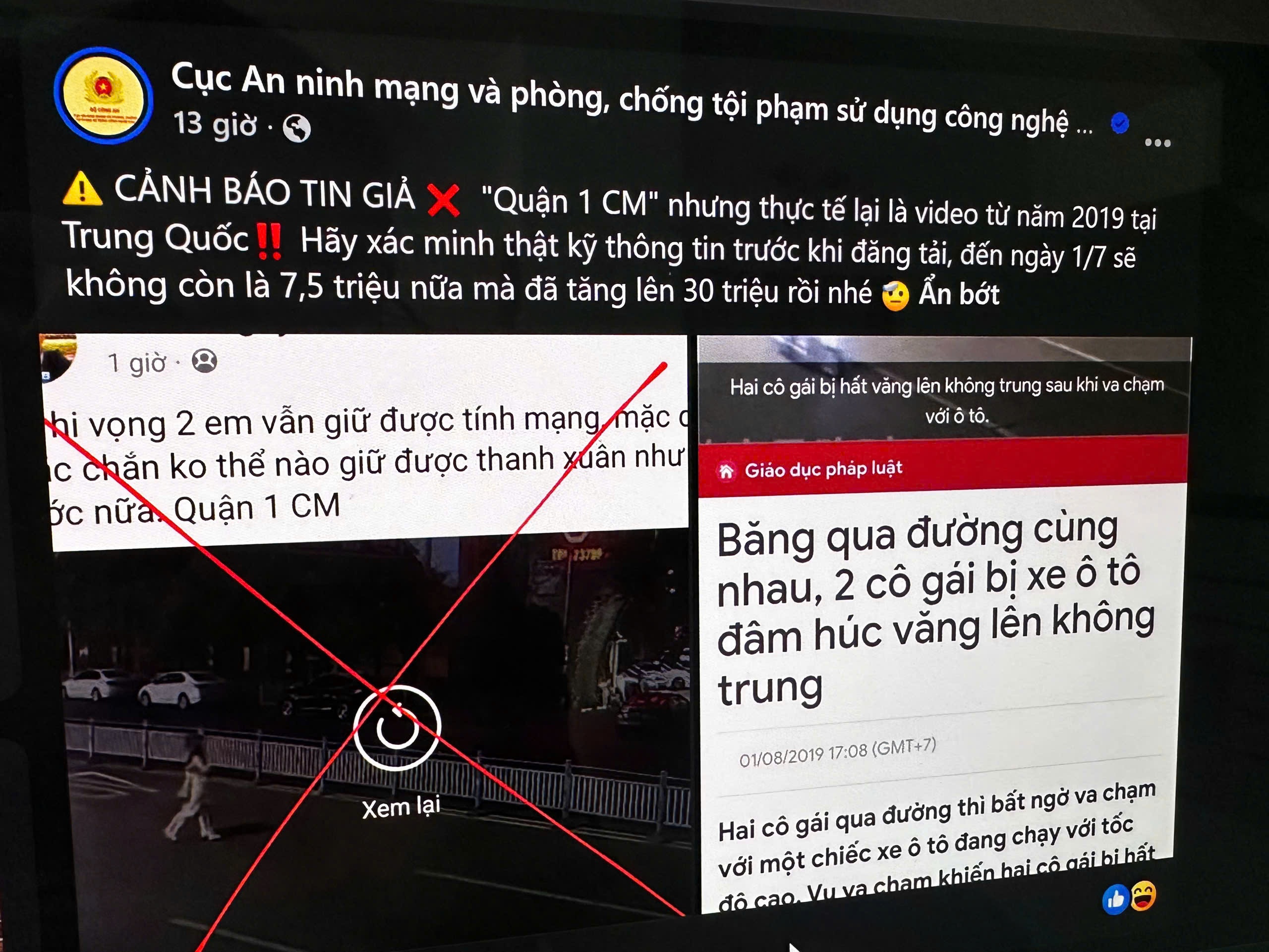 Cuc A05 canh bao tin gia hinh anh