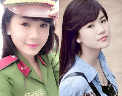 Nu sinh truong Canh sat xinh dep dong phim noi tieng hinh anh