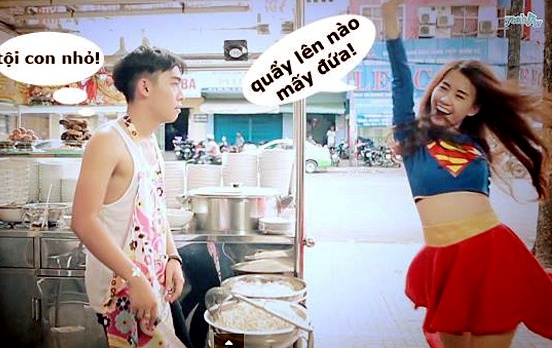 Anh che hai trai xinh gai dep nhom Thich an pho hinh anh