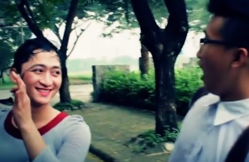 Clip chia tay anh khong doi qua phien ban gia gai hinh anh