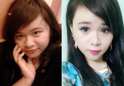 Qua trinh tu xau xi thanh hot girl cua co gai An Giang hinh anh