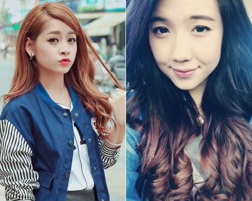 Moc line, nhuom ombre me hoac hot girl Viet hinh anh