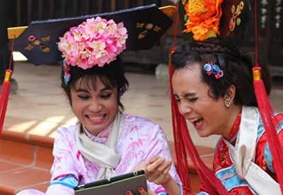 DAMtv tiet lo hau truong clip hai 'Hoan Chau cong chua' hinh anh