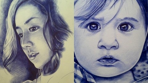 9X ve chan dung bang but bi giong het nguoi that hinh anh