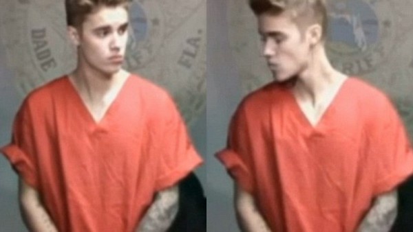 Justin Bieber venh vao khi hau toa hinh anh