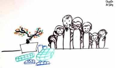 'Tet xa nha dau tien' lay dong trai tim nguoi xa que hinh anh