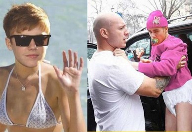 Nhung buc anh che hai huoc ve Justin Bieber hinh anh