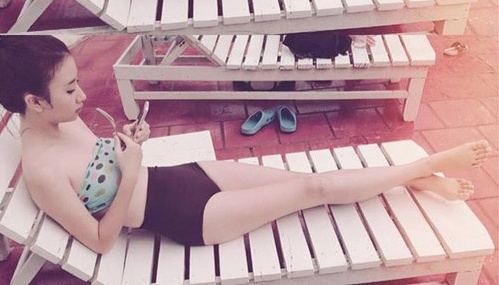 Ve kin dao, goi cam cua hot girl Viet truoc bien hinh anh