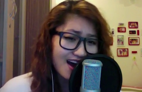 Co gai vua cover vua doc rap 4 ca khuc dinh dam hinh anh