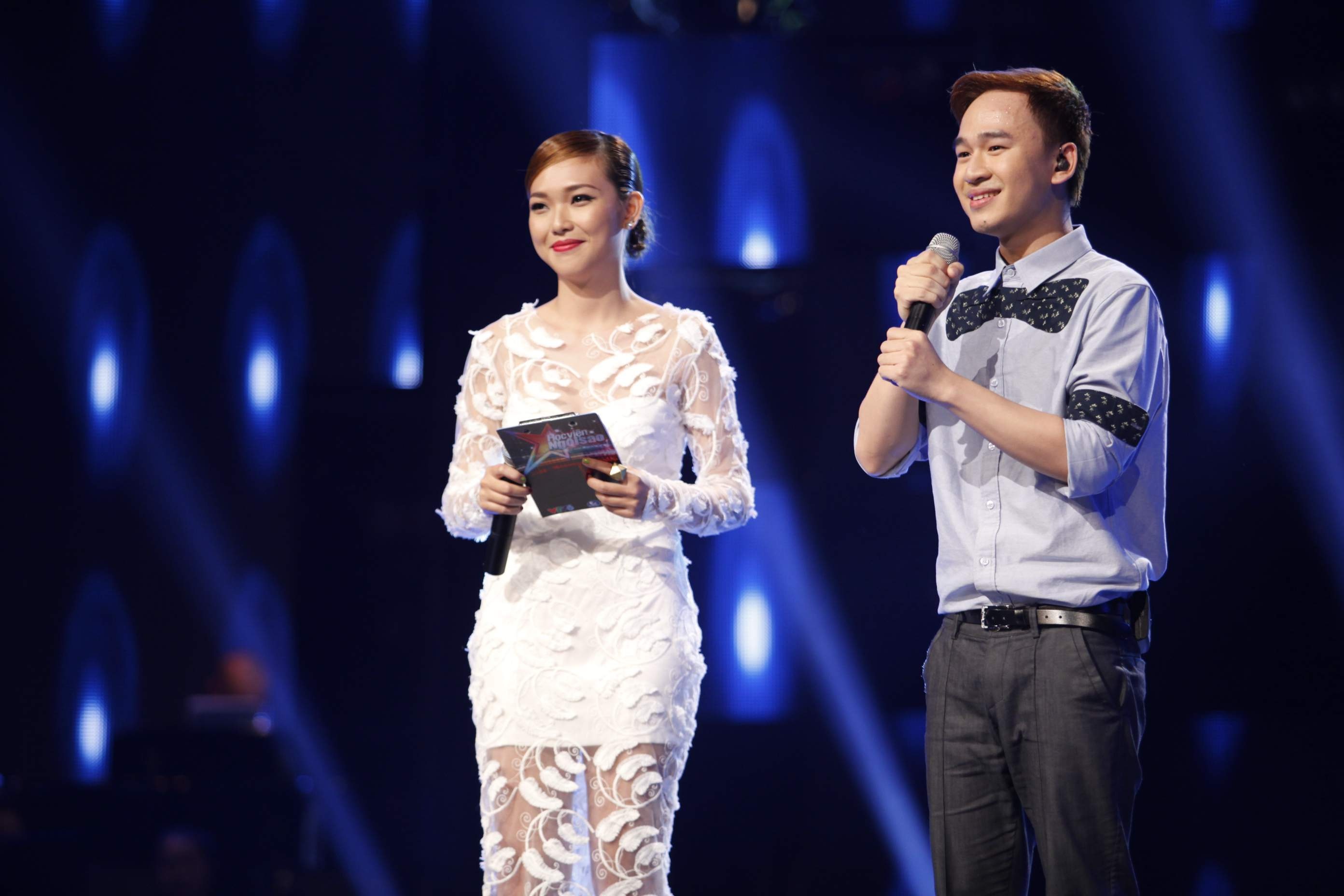 Quang Minh hat 'Cam on' truoc khi roi Hoc vien ngoi sao hinh anh