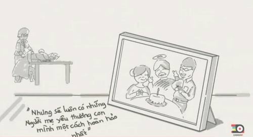 Clip ve me cua du hoc sinh Nhat hinh anh