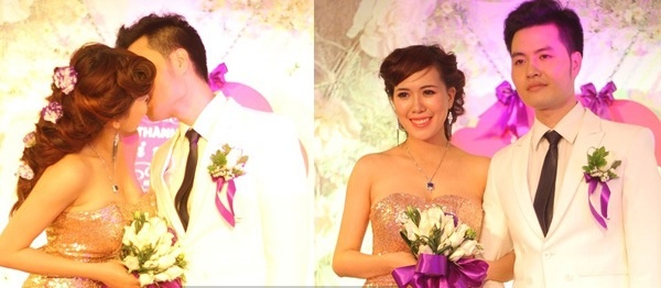 Hình ảnh Mai Thỏ và người tình trong lễ đính hôn năm trước mà cô cho là đám cưới giả. Đồng thời khẳng định với công chúng đang tập trung vào việc học không có ý định kết hôn. 