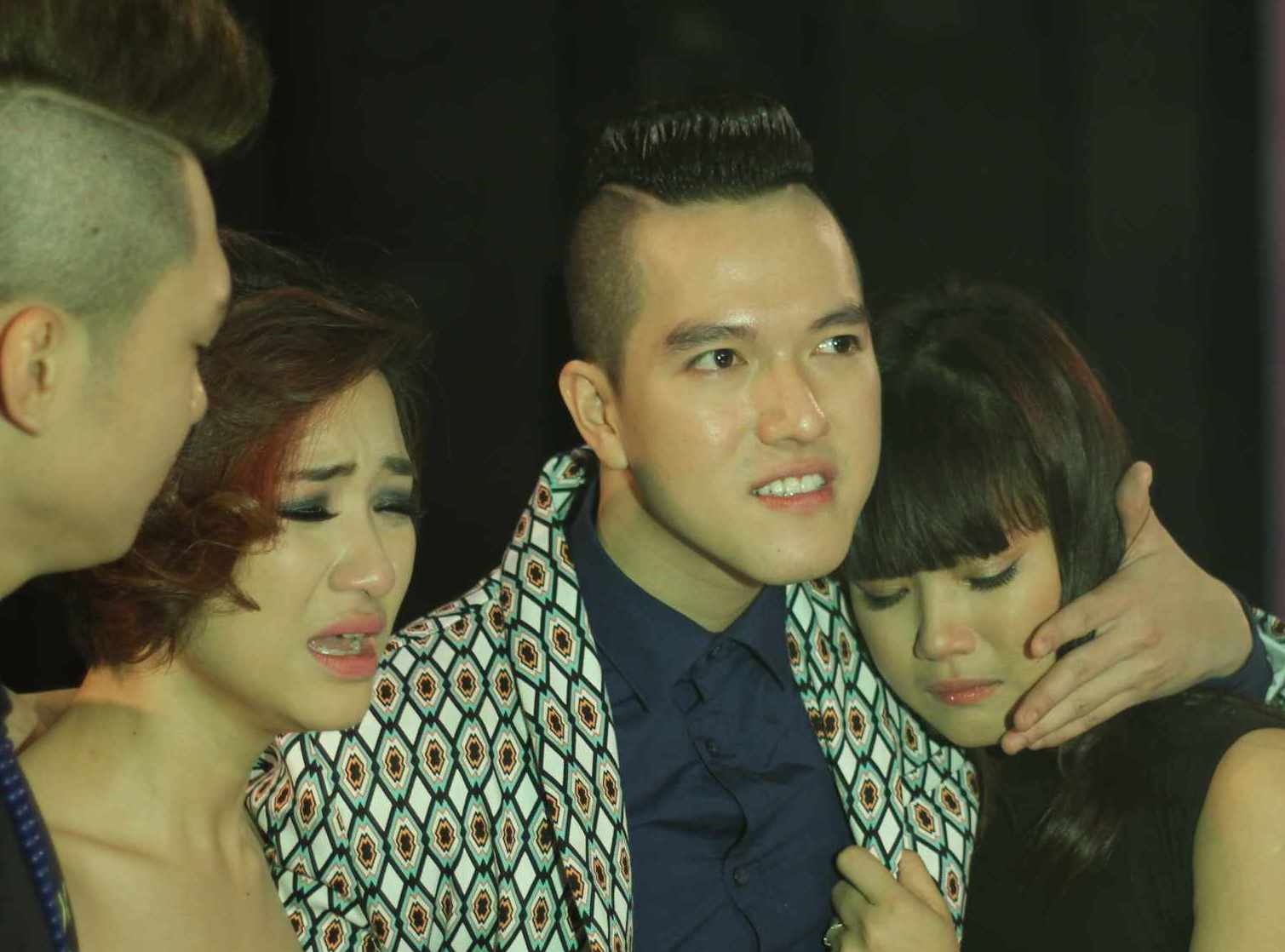 Gia Bao lan at Minh Chau tai Hoc vien ngoi sao hinh anh