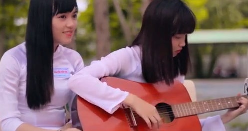 Clip 9X mien Tay doc rap chia tay tuoi hoc tro hinh anh